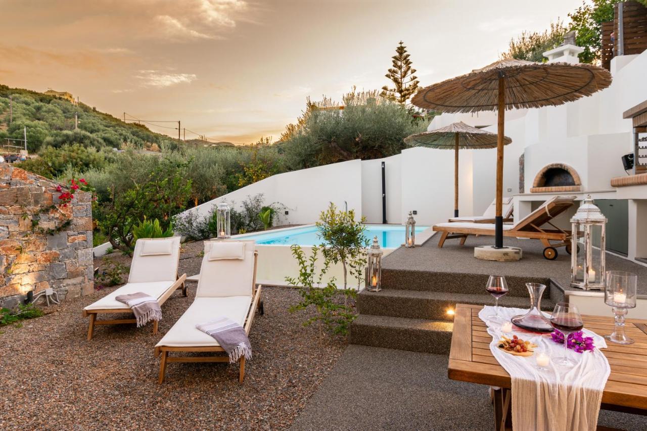 Pakio Luxury Villa : Private Cretan Holidays Milatos Extérieur photo